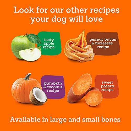 Riley's Organic Dog Treats - Large Bone Pumpkin & Coconut Dog Treats - USDA Organic, Certified Vegan and Non GMO Project Verified Dog Biscuits - 100% Human Grade - 9 Oz Carton