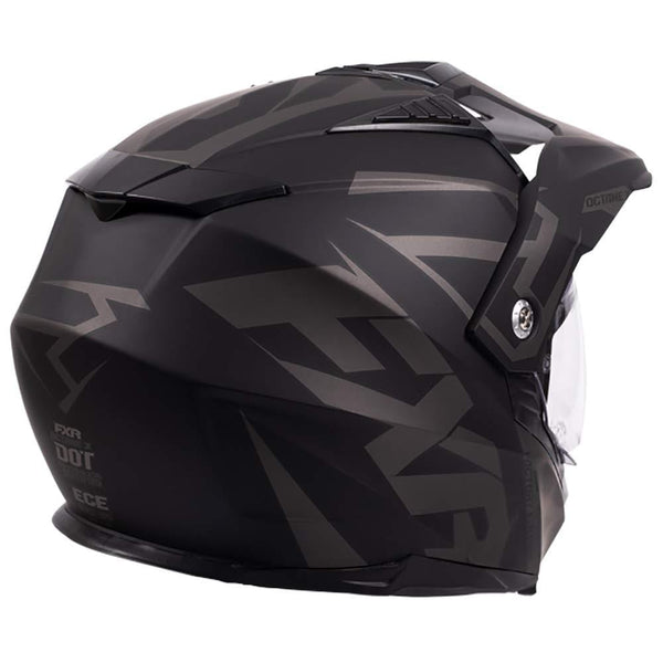 FXR Octane X Deviant Helmet with Electric Shield 200620 Black Snow Heated (LG)