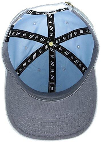 adidas Women's Originals Relaxed Plus Adjustable Strapback Cap, Aero Blue Suede/White, One Size