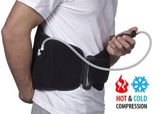 NatraCure Hot/Cold Compression Lumbar Support Back Brace/Wrap – Alleviates Pain from Back Surgery, Arthritis, Swelling, Sciatica, Degenerative/Slipped Discs, and Sports Injuries (6037 CAT)