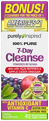 Purely Inspired 7-Day Cleanse, Flush Excess Waste, 42 Count Cleanse Supplement
