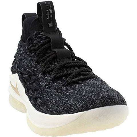 Nike Men's Lebron 15 Low Basketball Shoes (11.5, Black/Gold)