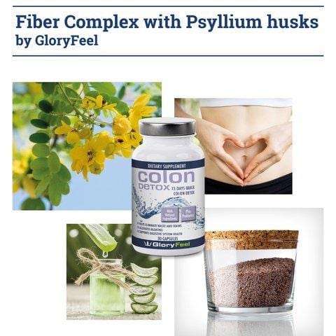 15 Day Quick Colon Cleanse Detox with Probiotics for Constipation Relief Supplements for Women and Men