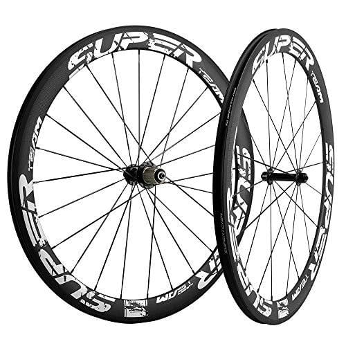 Superteam　50mm Superteam Road Bike Wheels 50mm Carbon Fiber Wheelset