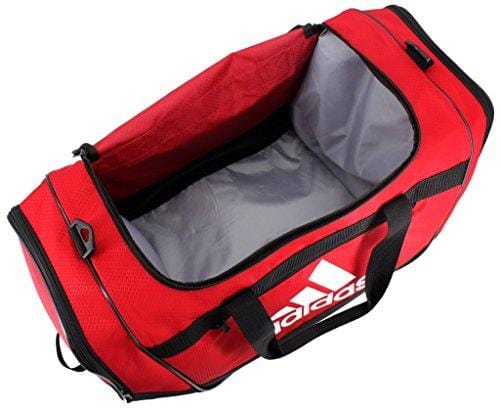 adidas Defender III Duffel Bag, Red/Black/White, Large