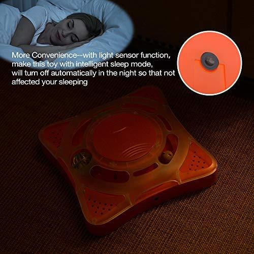 Eurus Home Interactive Cat Toys,Electronic Cat Toy with 2 Balls-Daytime or Nighttime Play, stimulates Cat's Senses & Instincts