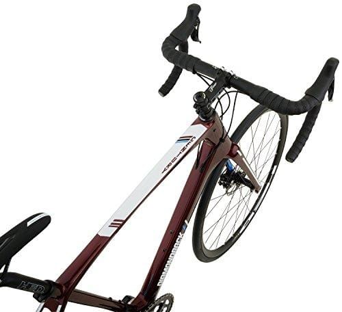 Diamondback Bicycles Century 4 Carbon Endurance Road Bike, 56cm/Large, Red