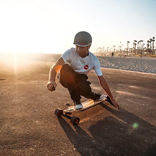 Evolve Skateboards - Bamboo GT Street Electric Longboard Skateboard - 21 Mile Range - 26 mph Top Speed -Digital LCD Screen Remote Control - Lithium-Ion Battery