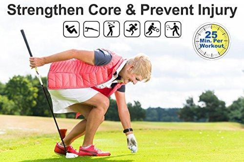 RehabZone Core Strength Training Program: Home Exercise Program Designed to Build a Stronger Core for Sports Performance and a Better Life