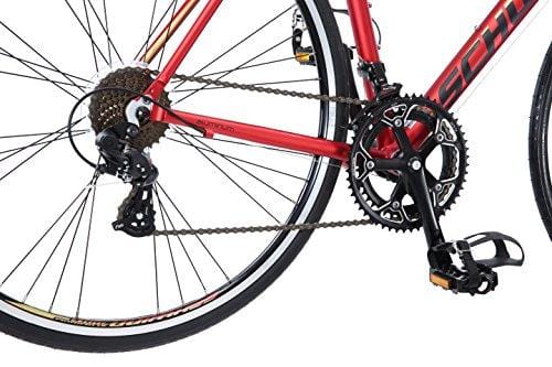 Schwinn Volare 1400 Road Bike, 700c/28 inch wheel size, red, Fitness Bicycle, 53cm/Medium Frame Size