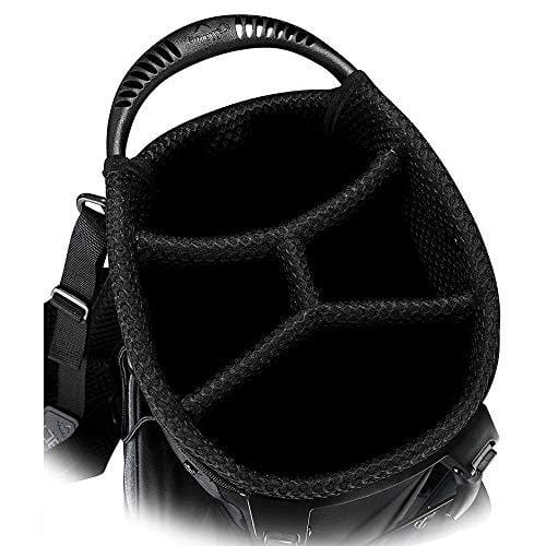 Callaway Golf 2019 Hyper Lite 3 Stand Bag, Black/White, Double Strap