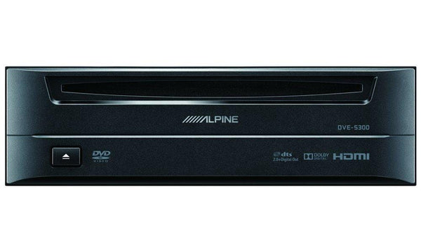 Alpine Electronics DVE-5300 Restyle Add-On DVD/CD Player for Mech-Less X108U Dash System