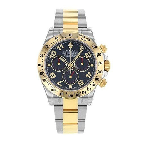 Rolex Daytona 116523 BLA 18K Yellow Gold & Steel Automatic Men's Watch