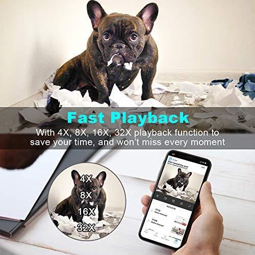VIDEN WiFi IP Camera 1080P, Security Camera Pet/Dog/Elder/Baby Camera Monitor, with Night Vision/Motion Detection/Two-Way Audio, Works with Android/iOS[New 2019]