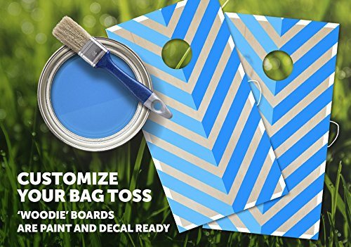 Triumph All-Wood Recreation 2x3 Cornhole Set - Includes 2 Boards, 8 All-Weather Cornhole Bags