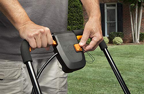 WORX WG744 40V Power Share 4.0 Ah 17" Lawn Mower w/ Mulching (2x20V Batteries),Orange