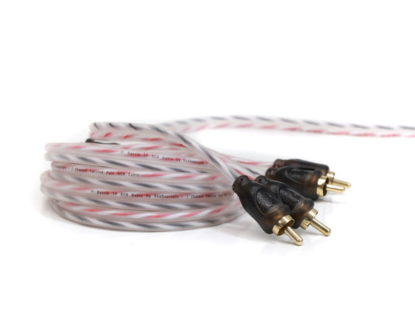 KnuKonceptz Red KCA Complete 4 Gauge Amplifier Installation Wiring Kit