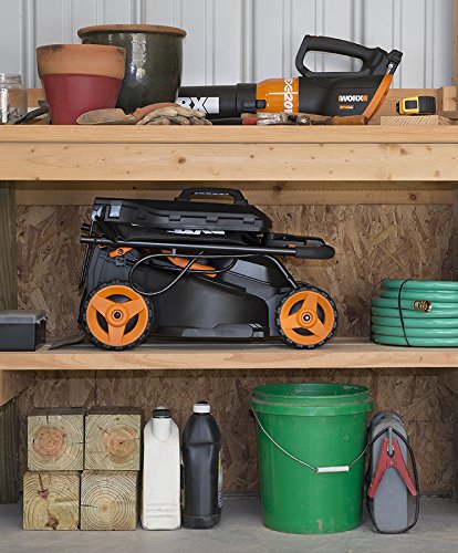 WORX WG779 40V Power Share 4.0 Ah 14" Lawn Mower w/ Mulching & Intellicut (2x20V Batteries)