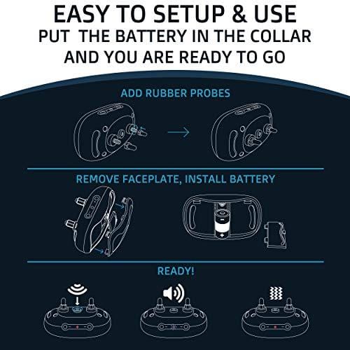 PawPets Anti Bark Collar | No Bark Collar | Bark Collar for Small Dogs 5-15lbs