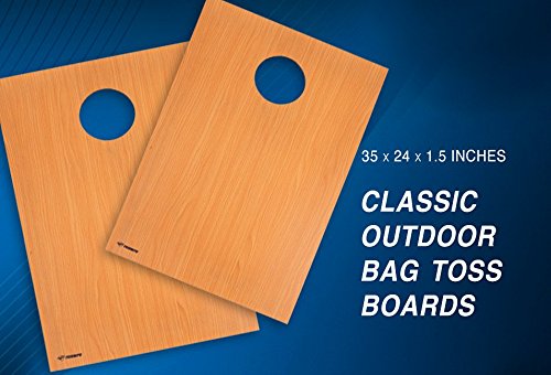 Triumph Premium 2x3 Cornhole Set - Includes 2 Portable Boards and 8 12.5 Ounce Cornhole Bags