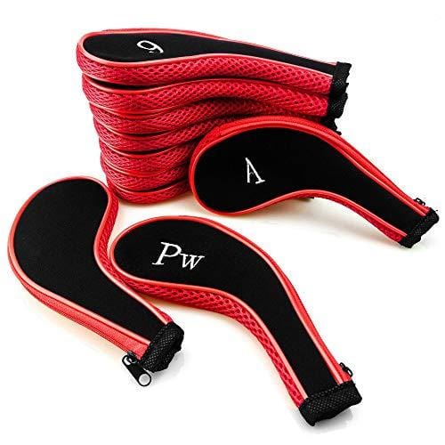 Garmin Approach S60 Golf Watch Black w/Black Band + Screen Protector (2Pack) + 7-in-1 Multi-Function Golf Tool + Neoprene Zippered Headcover for Golf Club Iron Head Covers Set + Extended Warranty