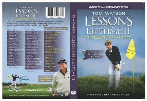 Tom Watson Lessons of a Lifetime II - Three Discs and Booklet (2014)