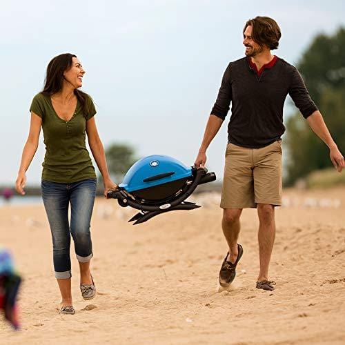 Weber 51080001 Q1200 Liquid Propane Grill, Blue