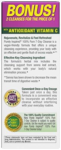 Purely Inspired 7-Day Cleanse, Flush Excess Waste, 42 Count Cleanse Supplement