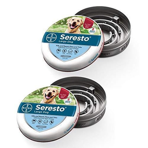 Bayer Seresto Flea and Tick Collar, Large Dog, 2-Pack
