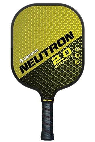 GAMMA Sports 2.0 Pickleball Paddles: Neutron 2.0 Pickleball Rackets - Textured Graphite Face - Mens and Womens Pickle Ball Racquet - Indoor and Outdoor Racket - Yellow Pickle-Ball Paddle - 7 oz [product _type] Gamma Sports - Ultra Pickleball - The Pickleball Paddle MegaStore