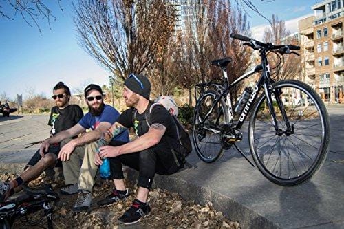 Tommaso La Forma Lightweight Aluminum Hybrid Bike -Black/White - Small