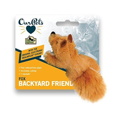 OurPets Play-N-Squeak Backyard Collection Squeaking Interactive Catnip Cat Toy