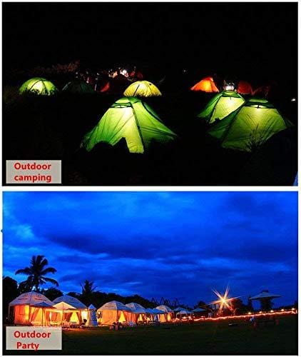 [30W Panel Foldable] HKYH Solar Panel Lighting Kit, Solar Home DC System Kit, USB Solar Charger with 4 LED Light Bulb as Emergency Light and 5 Mobile Phone Charger/5V 2A Output Can Charge Power Bank