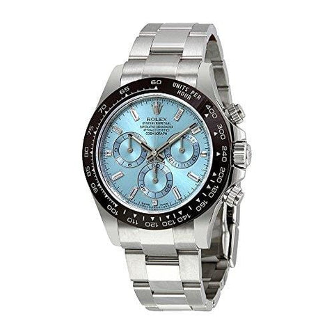 Rolex Oyster Perpetual Cosmograph Daytona Ice Blue Dial Automatic Mens Chronograph Watch 116506