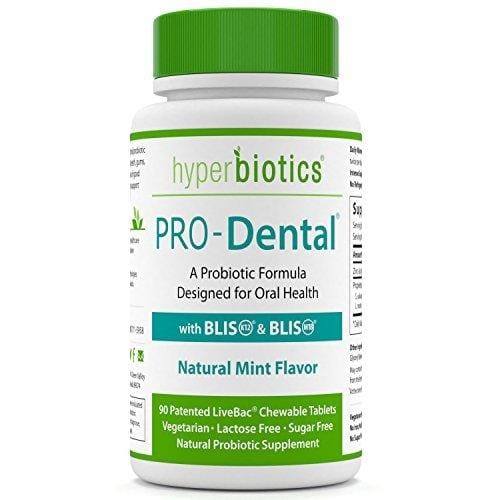 PRO-Dental: Probiotics for Oral & Dental Health-Freshens Breath at Its Source-Top Oral Probiotic Strains Including S. salivarius BLIS K12 & BLIS M18-Sugar Free (Chewable)-90 Day Supply