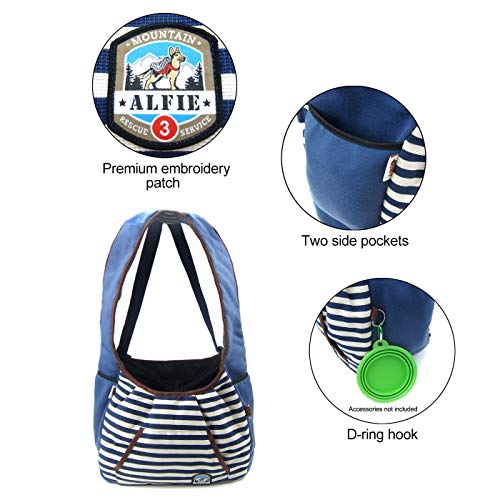 Alfie Pet - Amos Pet Front Sling Carrier - Color: Navy