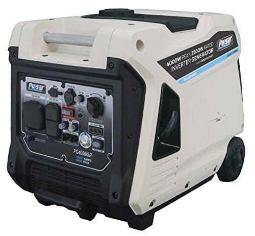 Pulsar 4,000W Portable Gas-Powered Quiet Inverter Generator with Remote Start & Parallel Capability, CARB Compliant, PG4000iSR