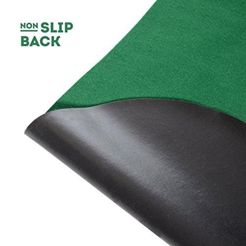 Milliard Premium Golf Putting Green Incline Mat for Indoor, Outdoor, Office and Home use with 3 Holes and Trap Cutouts 9'x3'