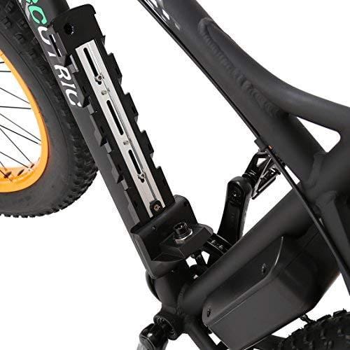 ECOTRIC Fat Tire Electric Bike Beach Snow Bicycle 26" 4.0 inch Fat Tire ebike 500W 36V/12AH Electric Mountain Bicycle with Shimano 7 Speeds Lithium Battery Black/Orange/Blue (Orange)