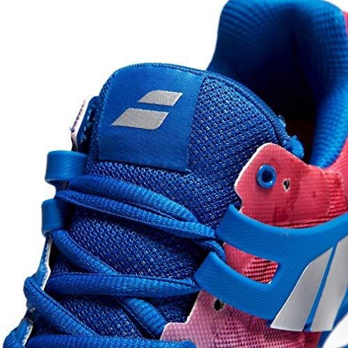 Babolat Propulse Fury All Court Womens Tennis Shoe Princess Blue/Fandango Pink