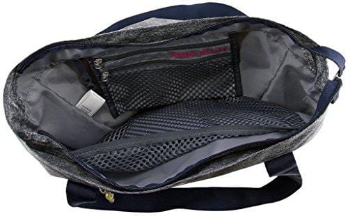 adidas Squad Tote Bag, Onix Jersey/Collegiate Blue/Bahia Magenta/Frozen Yellow, One Size