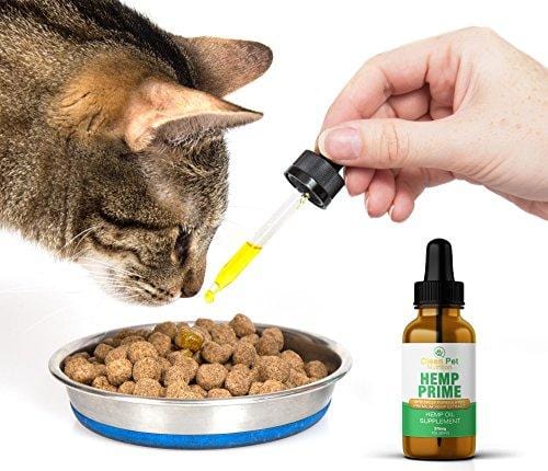 Hemp Oil For Dogs and Cats - Full Spectrum Organic Drops Hemp Oil For Anxiety & Stress Relief- Arthritis Pain Relief - Hip and Joint Dog Supplement- Apply To Hemp Prime Treats (375mg)