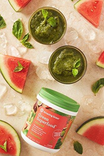 Amazing Grass Green SuperFood Energy, Watermelon, 30 Servings, 7.4 Ounce