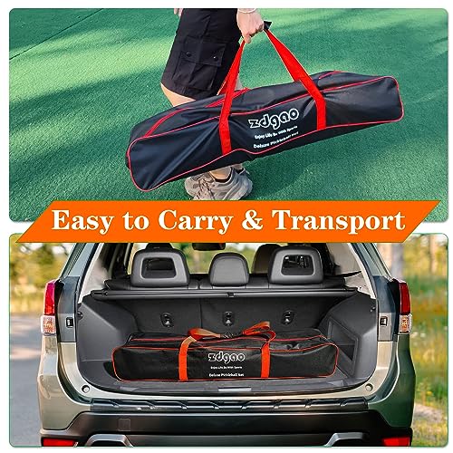 Pickle Ball Net Set - Pickle Ball Net with Lightweight Fiberglass Paddles Set of 4, Pickle Blls and Carrying Bag, 22 FT Pickle Ball Nets Portable Outdoor Regulation Size for Driveway Backyards