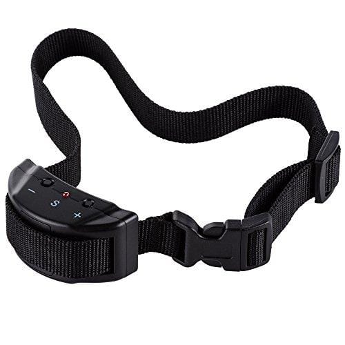 Zacro DC395 Dog No Bark Collar for Bark Control with 7 Levels Adjustable Sensitivity Control, Electric Anti-Bark Shock Collar for Dogs, 15-120 lb, Fits for Large and Medium Dogs (27in)