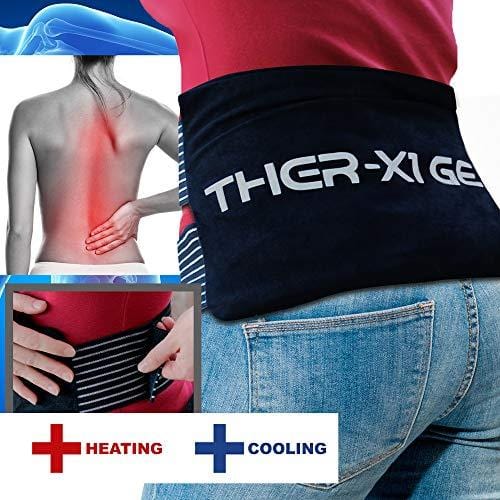 Ice Packs for Injuries Large Reusable Gel Pad for Back Pain, Hip, Knee, Cold Therapy Relief Wrap