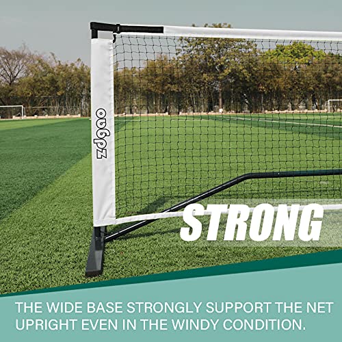 Zdgao Pickleball Net Portable Outdoor in Regulation Size 22FT x 3 FT w/Sturdy Metal Frame and Carry Bag | Pickle Ball Net Set for Driveway, Backyard