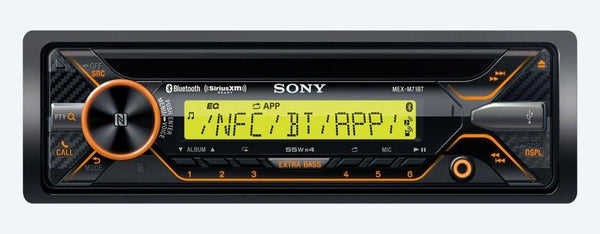 Sony MEX-M71BT Bluetooth Marine Receiver with Two Pairs of XS-MP1611 White 6.5" Speakers and Sirius XM Tuner Bundle