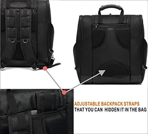 TurnWay Ski/Snowboard Boot Bag/Skating Bag | Excellent for Store Gear, Jacket, Helmet, Goggles, Gloves & Accessories | Travel with Waterproof Exterior & Bottom, Venting & Grommets for Snow Drainage