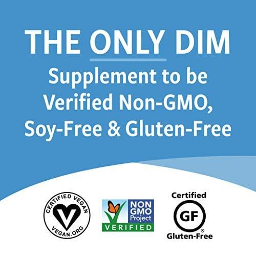 DIM Supplement 200mg - DIM Diindolylmethane Plus BioPerine 60-Day Supply of DIM for Estrogen Balance, Hormone Menopause Relief, Acne Treatment, PCOS, Bodybuilding